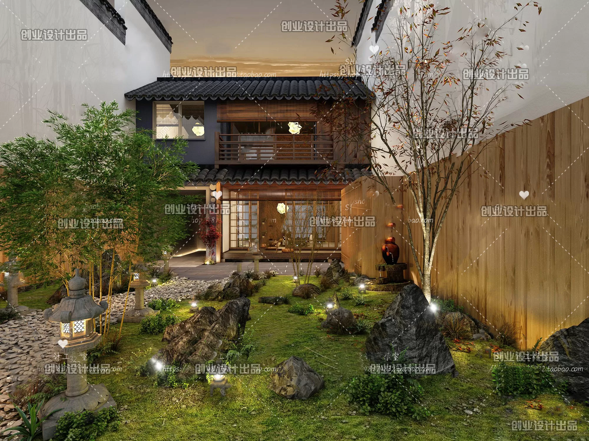 GARDERN HOME – 3D SCENES – 0081