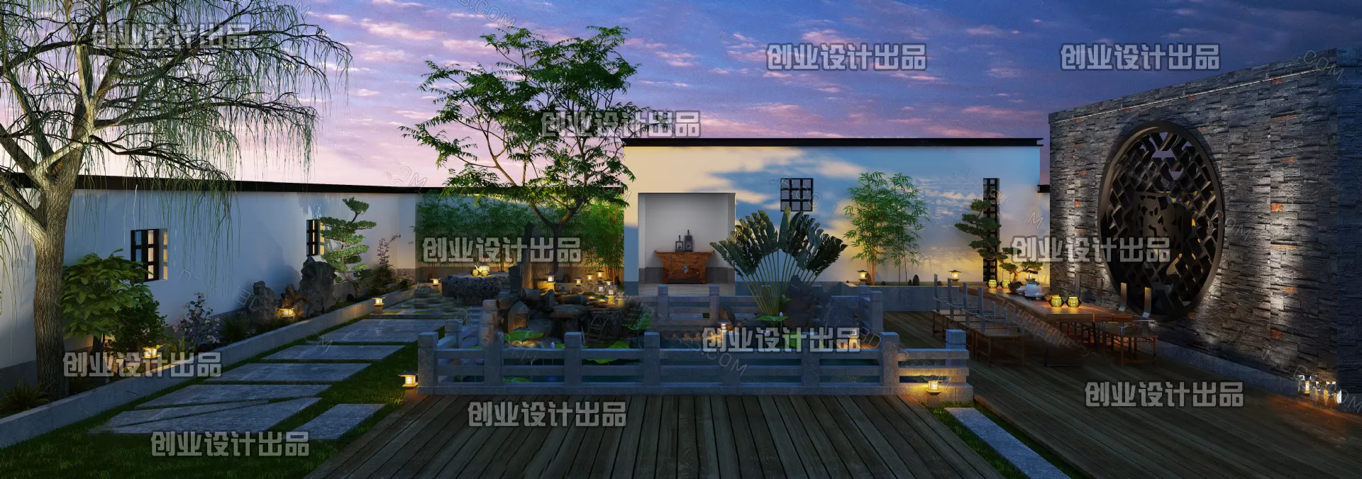 GARDERN HOME – 3D SCENES – 0083