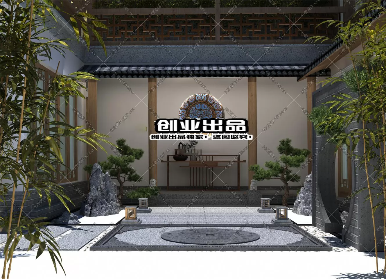 GARDERN HOME – 3D SCENES – 0085