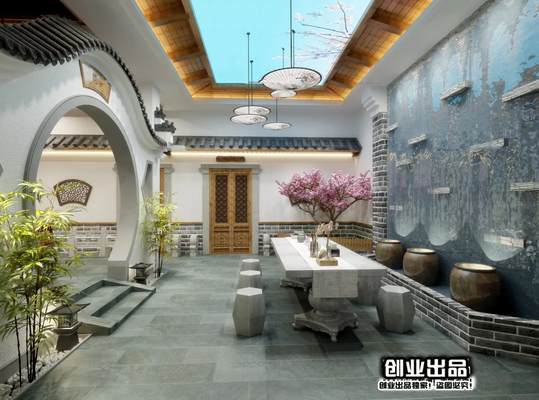 GARDERN HOME – 3D SCENES – 0093