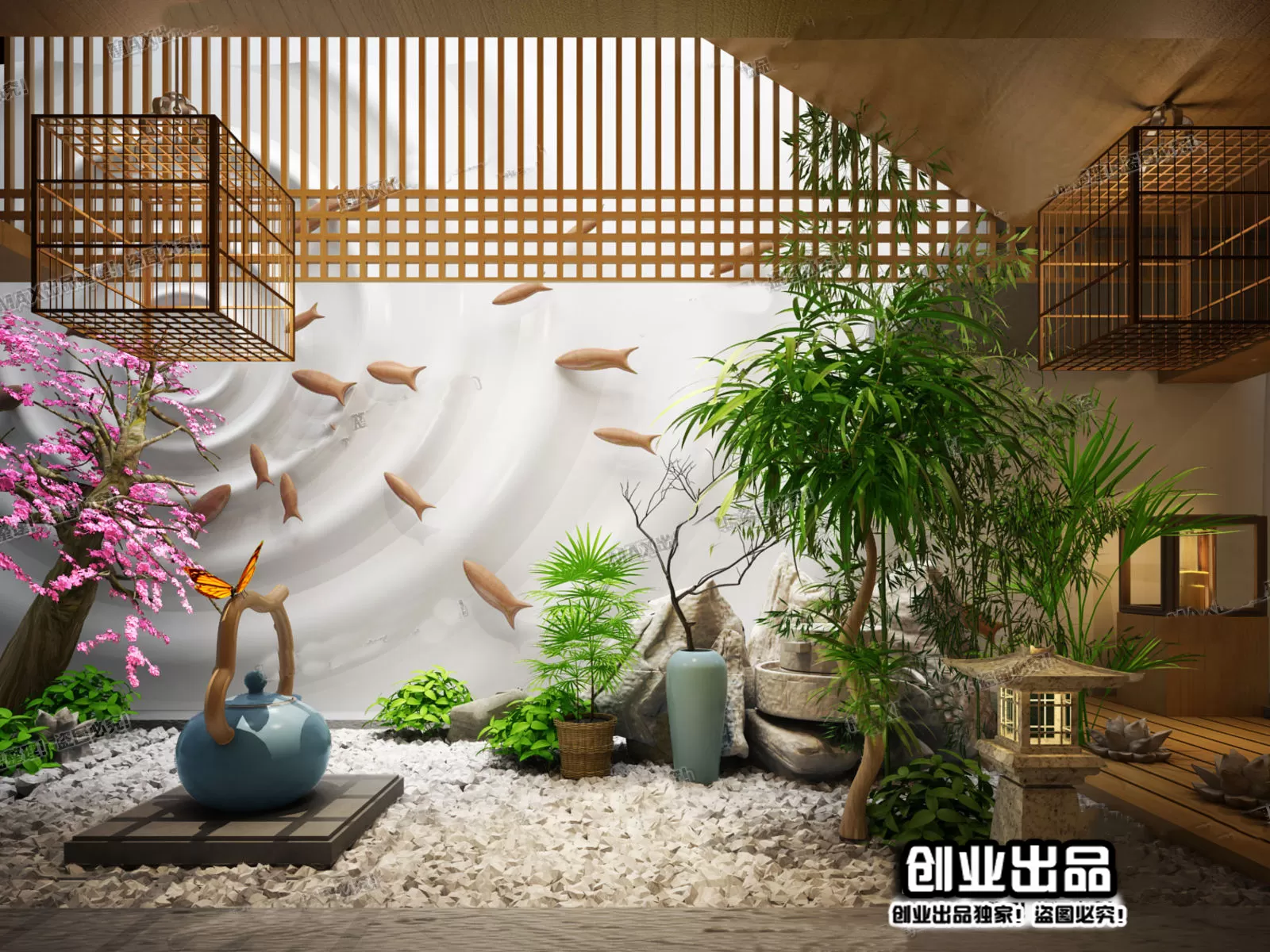 GARDERN HOME – 3D SCENES – 0094