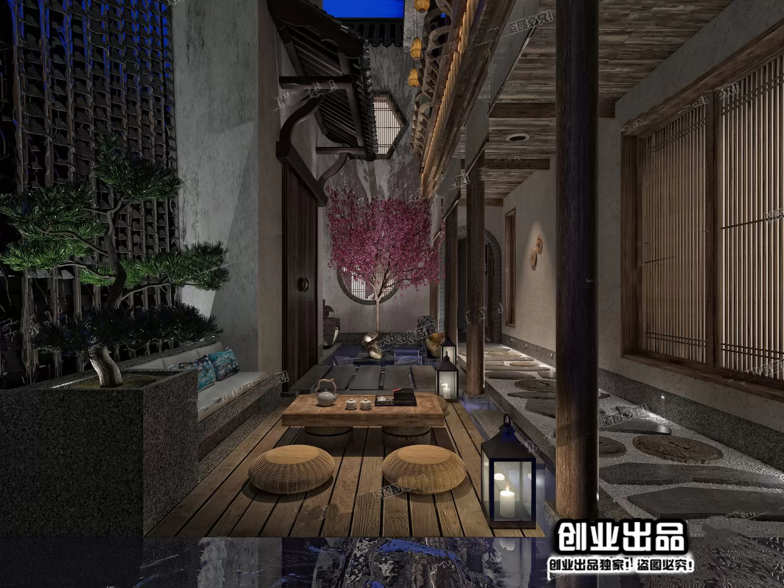 GARDERN HOME – 3D SCENES – 0095