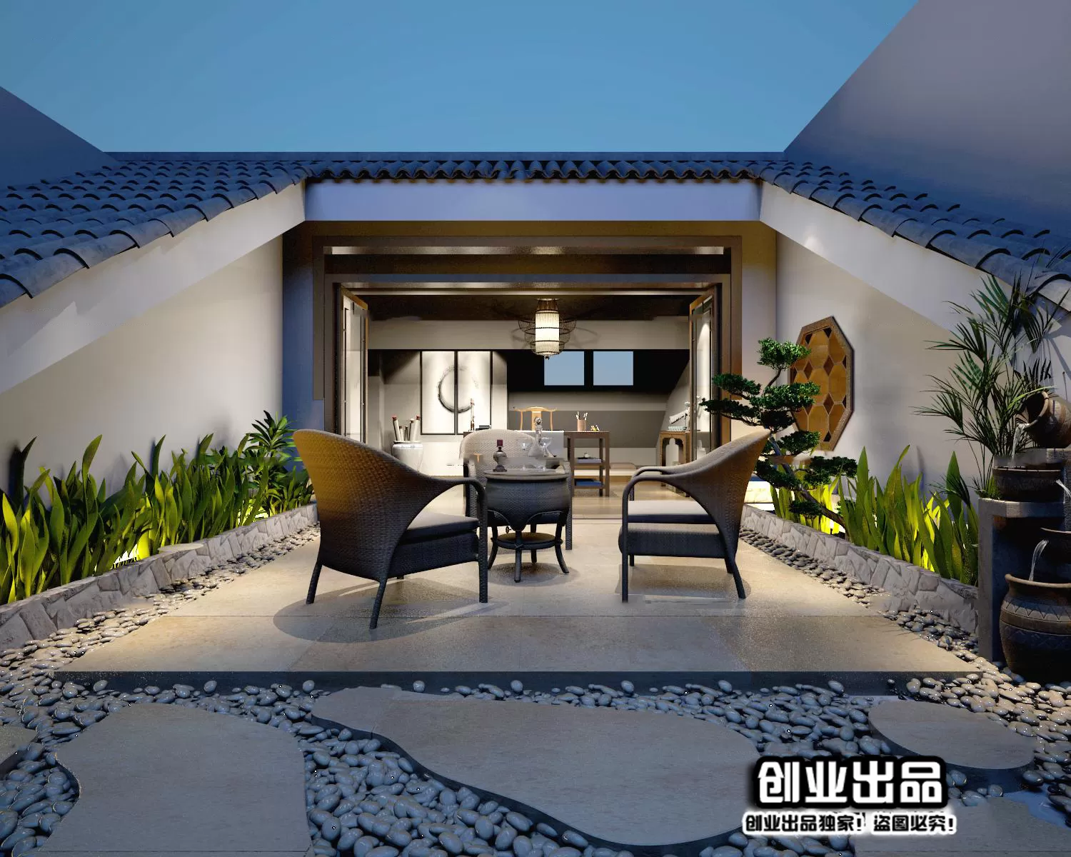 GARDERN HOME – 3D SCENES – 0097