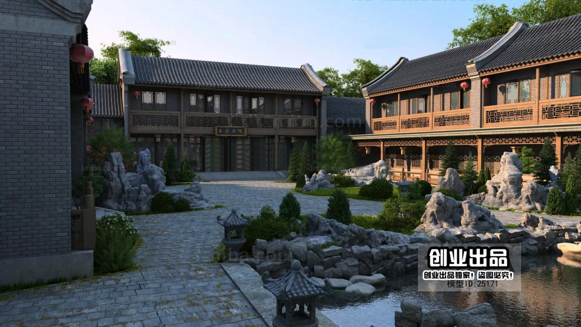 GARDERN HOME – 3D SCENES – 0107