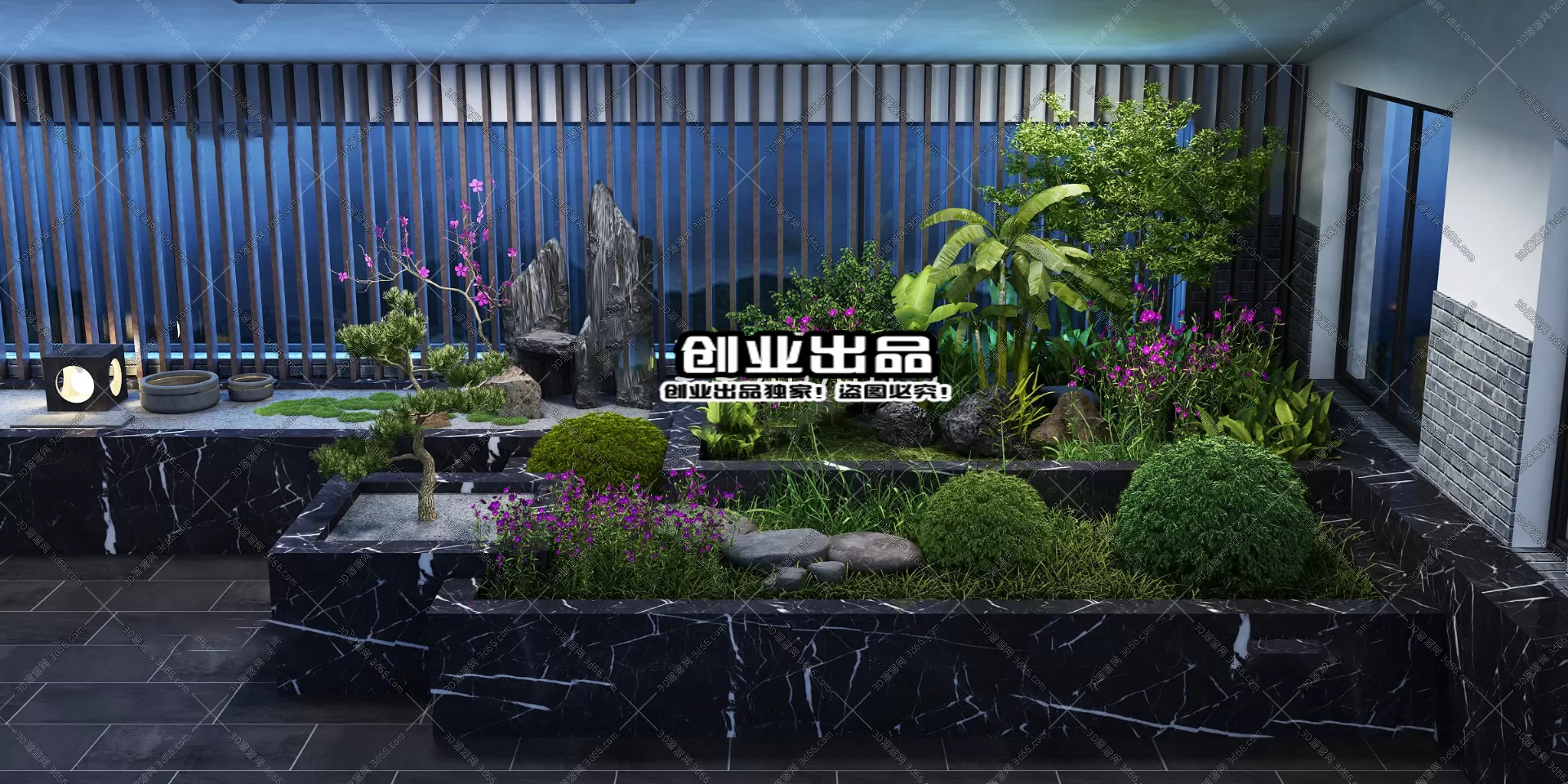 GARDERN HOME – 3D SCENES – 0114