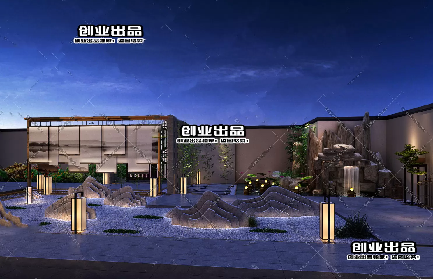 GARDERN HOME – 3D SCENES – 0116