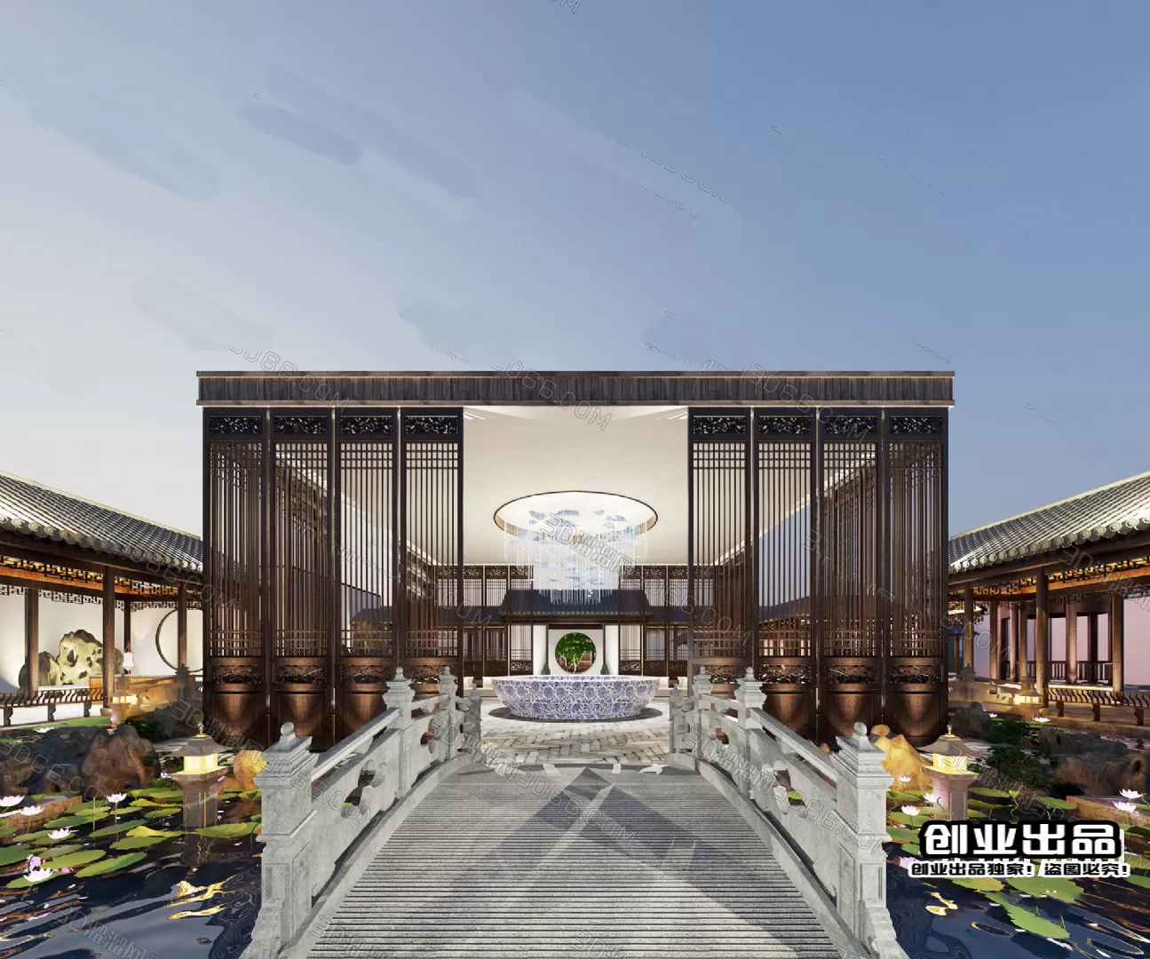 GARDERN HOME – 3D SCENES – 0122