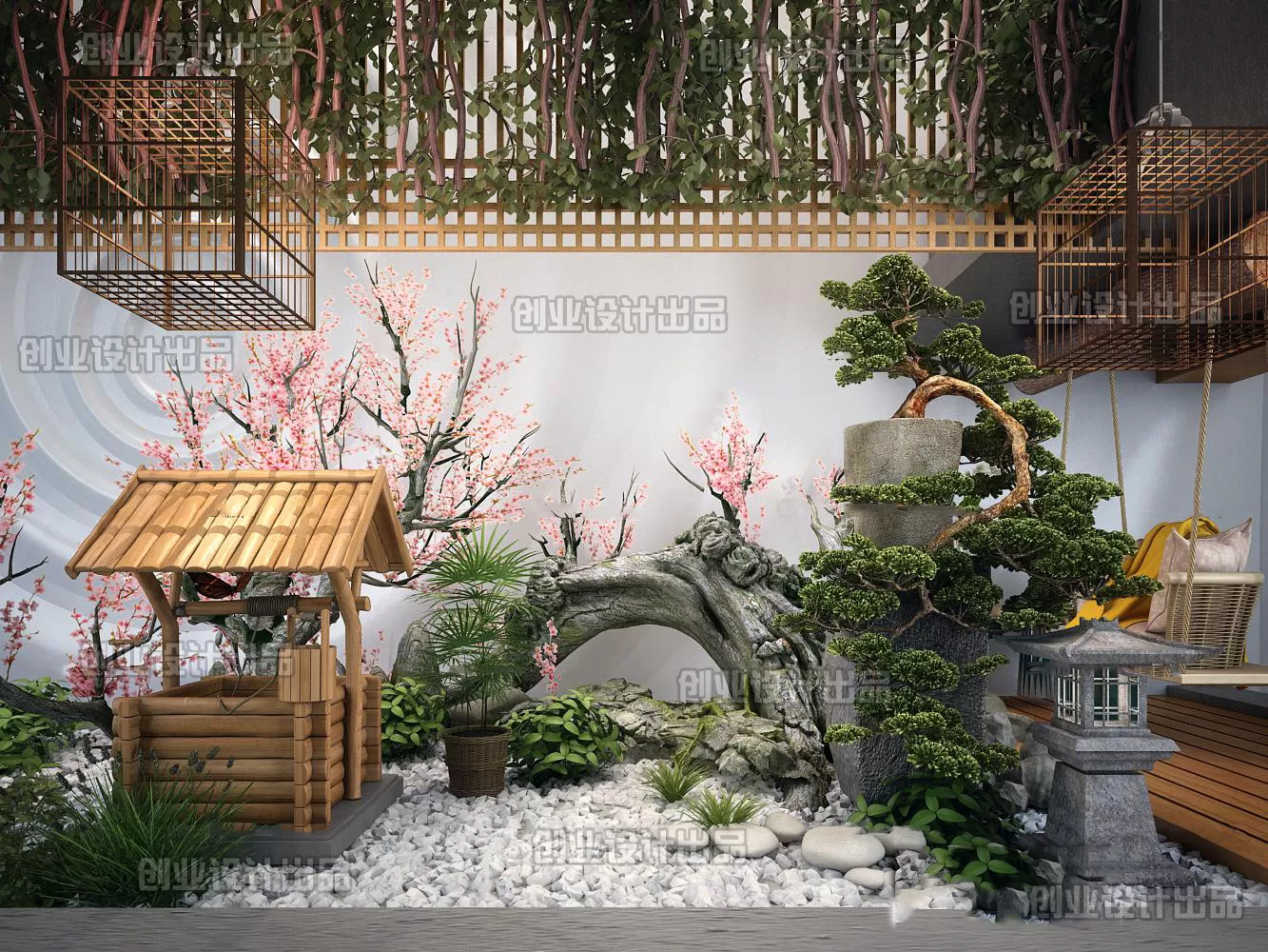 GARDERN HOME – 3D SCENES – 0127