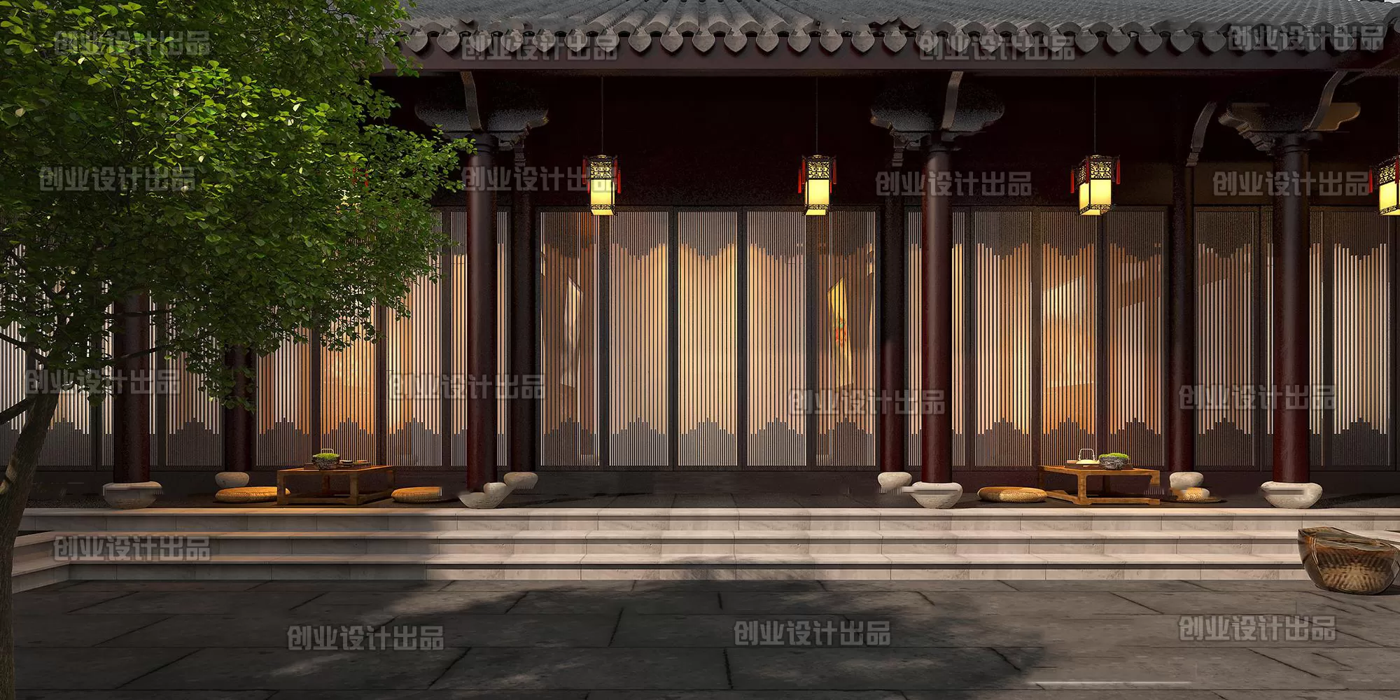 GARDERN HOME – 3D SCENES – 0128