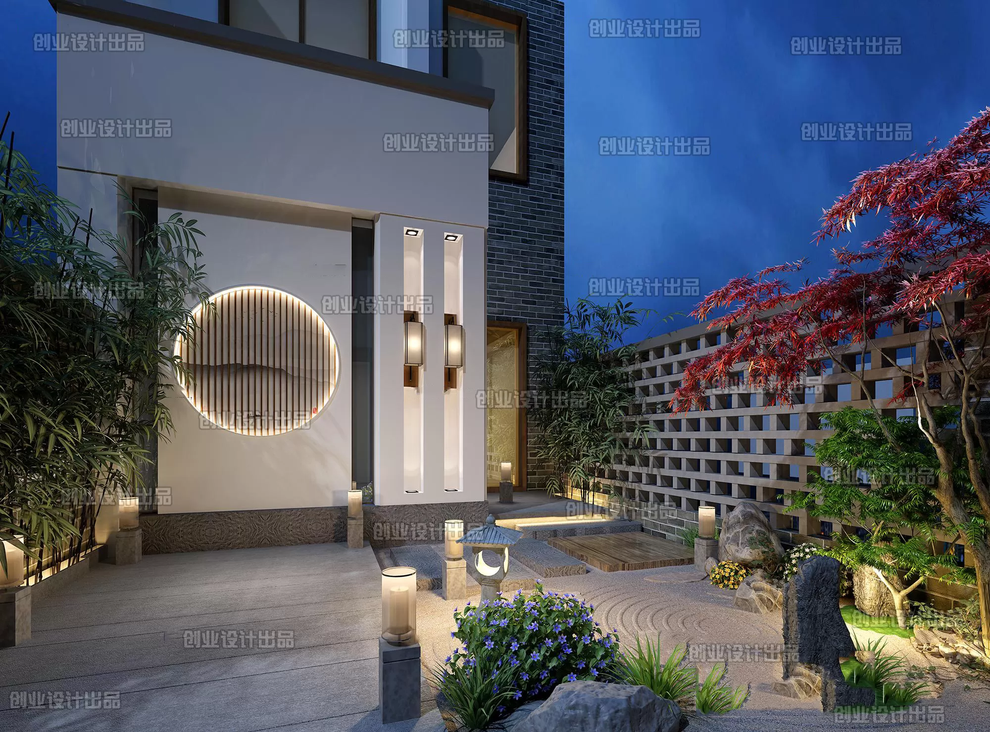 GARDERN HOME – 3D SCENES – 0130