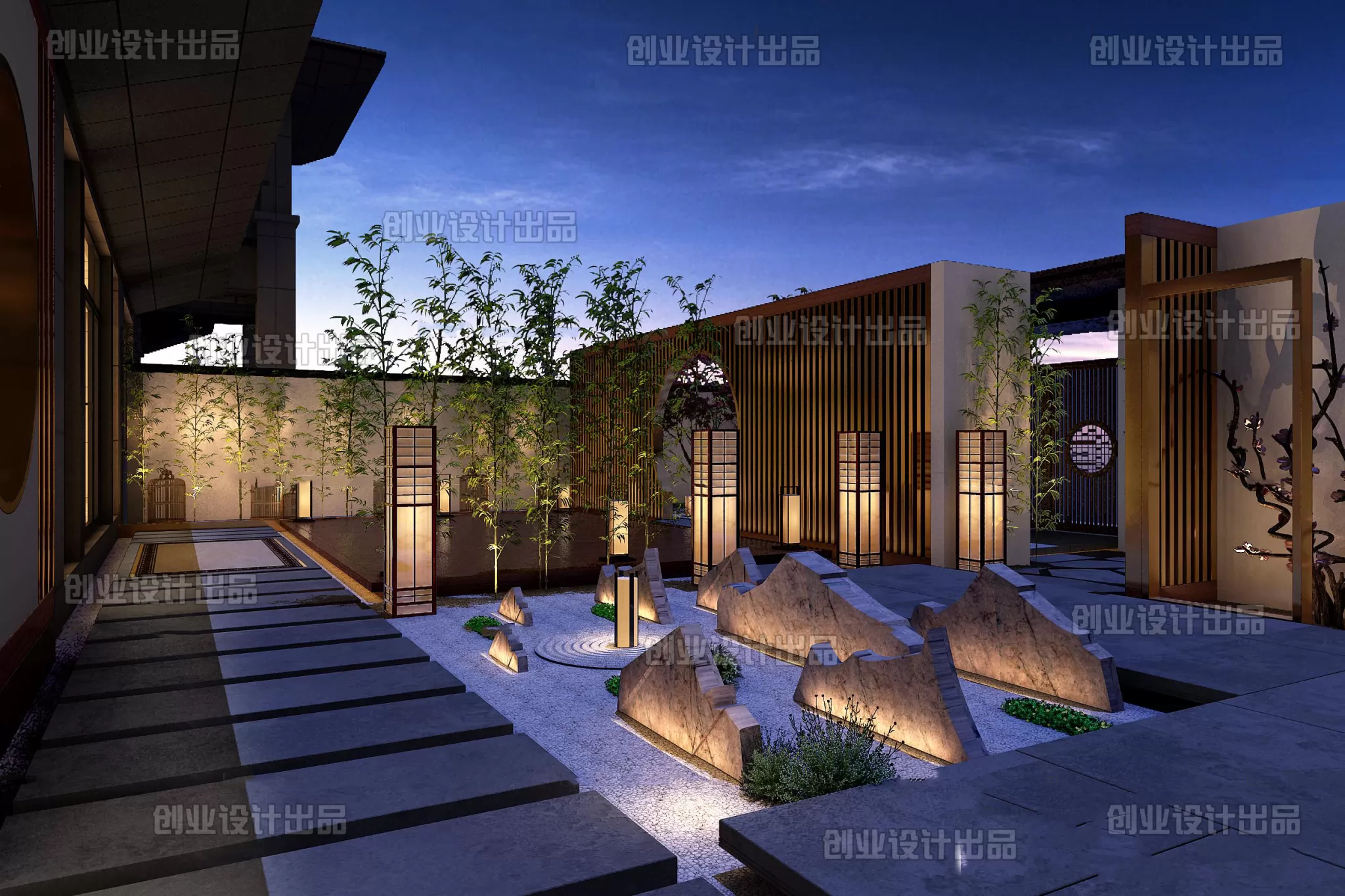 GARDERN HOME – 3D SCENES – 0134