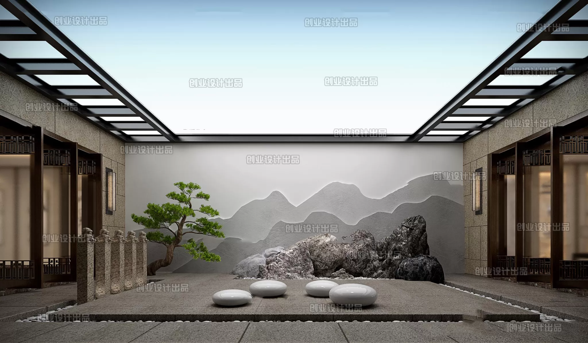 GARDERN HOME – 3D SCENES – 0136
