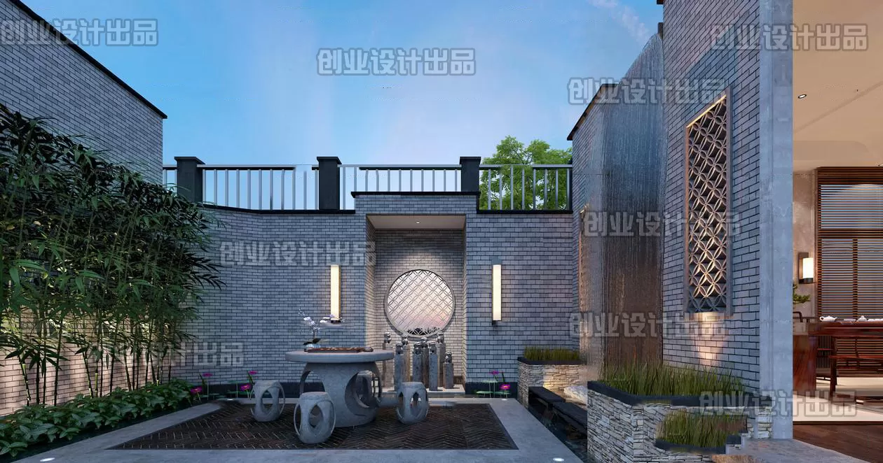 GARDERN HOME – 3D SCENES – 0139