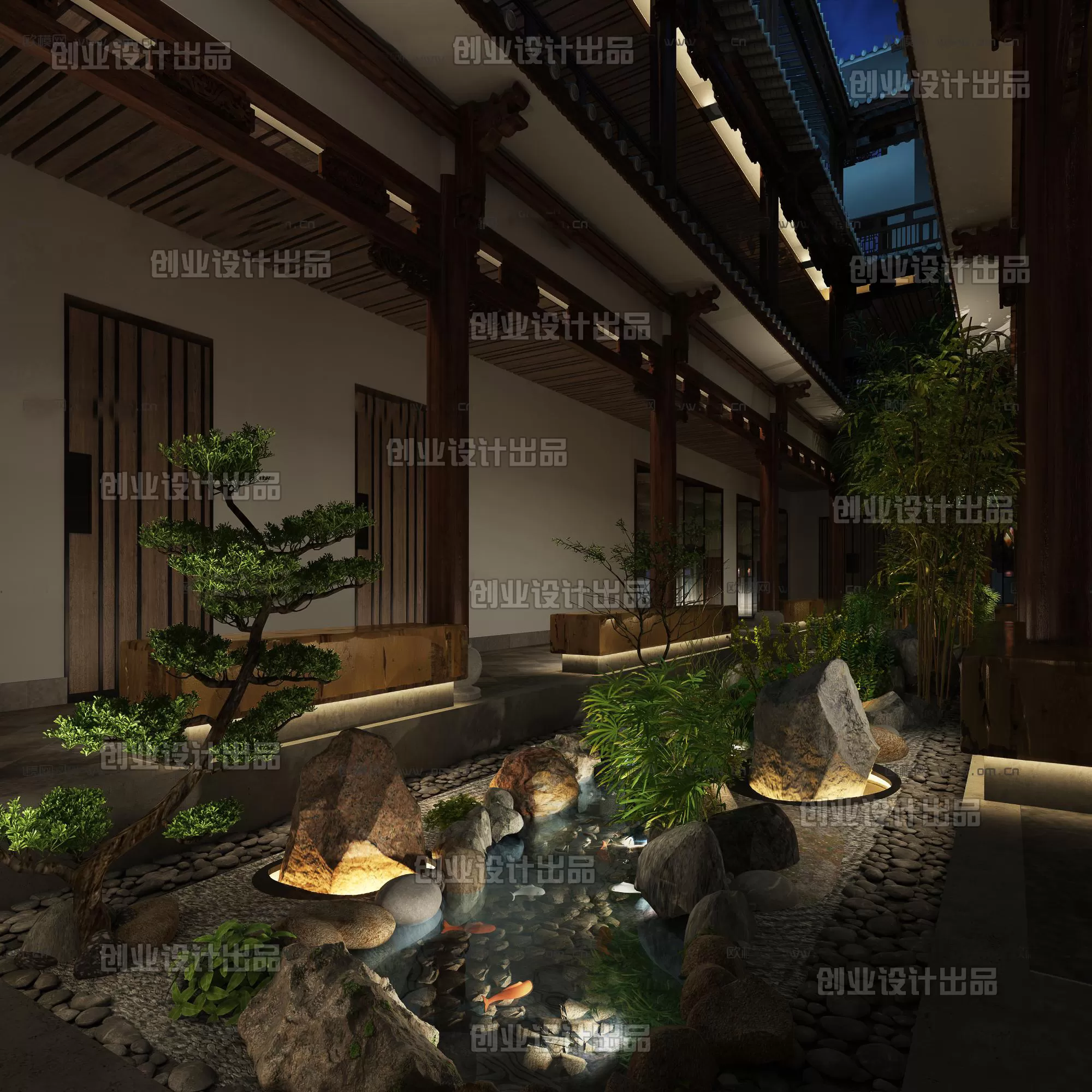 GARDERN HOME – 3D SCENES – 0143