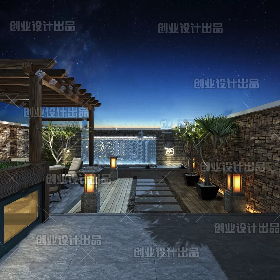 GARDERN HOME – 3D SCENES – 0144