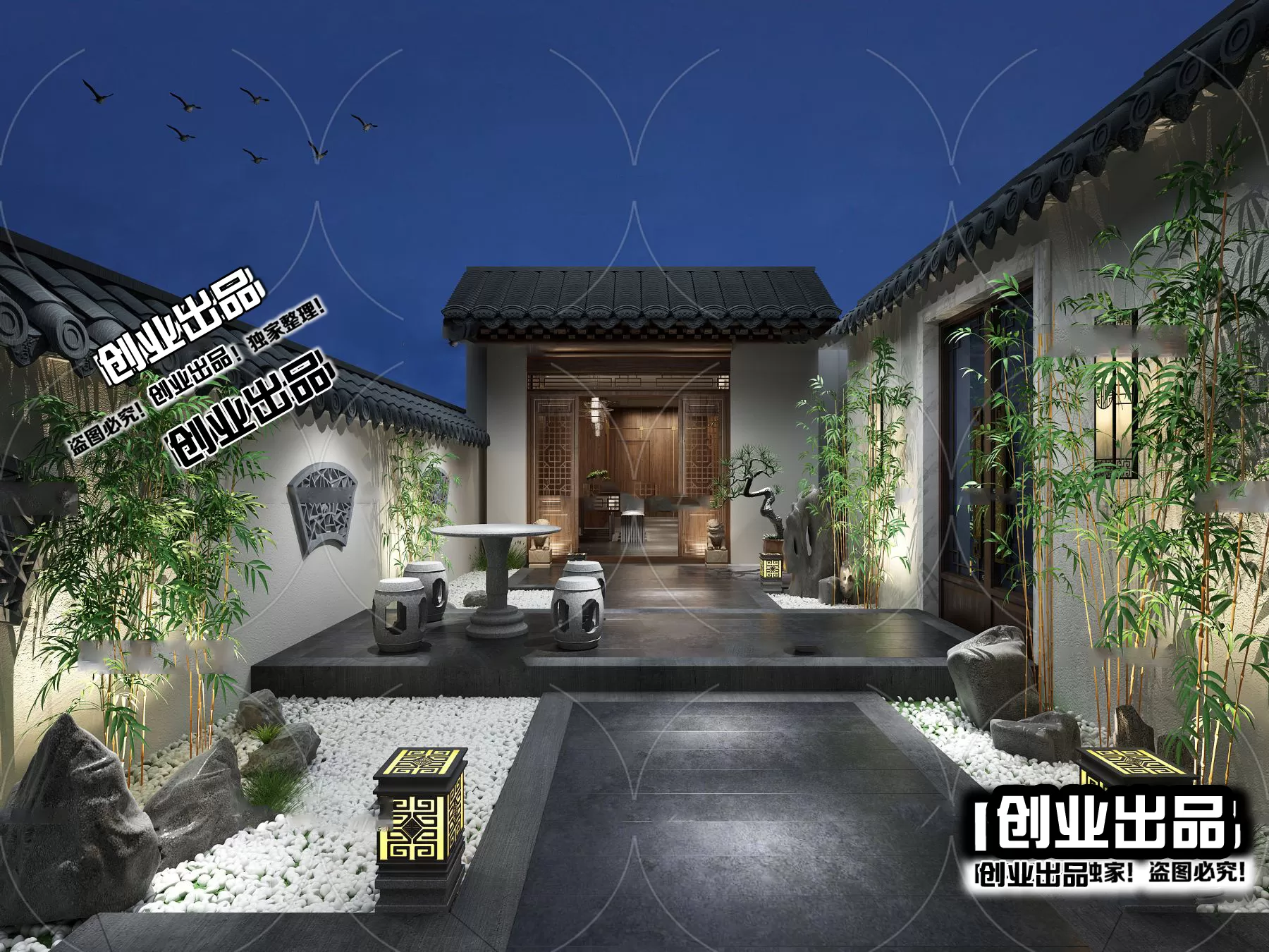 GARDERN HOME – 3D SCENES – 0145