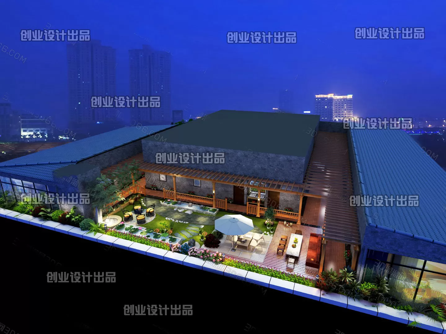 GARDERN HOME – 3D SCENES – 0150