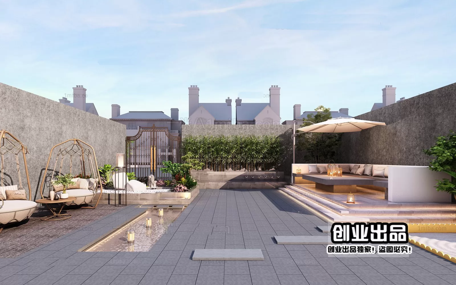 GARDERN HOME – 3D SCENES – 0157