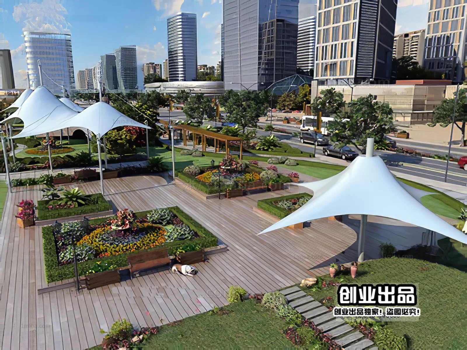 GARDERN HOME – 3D SCENES – 0162