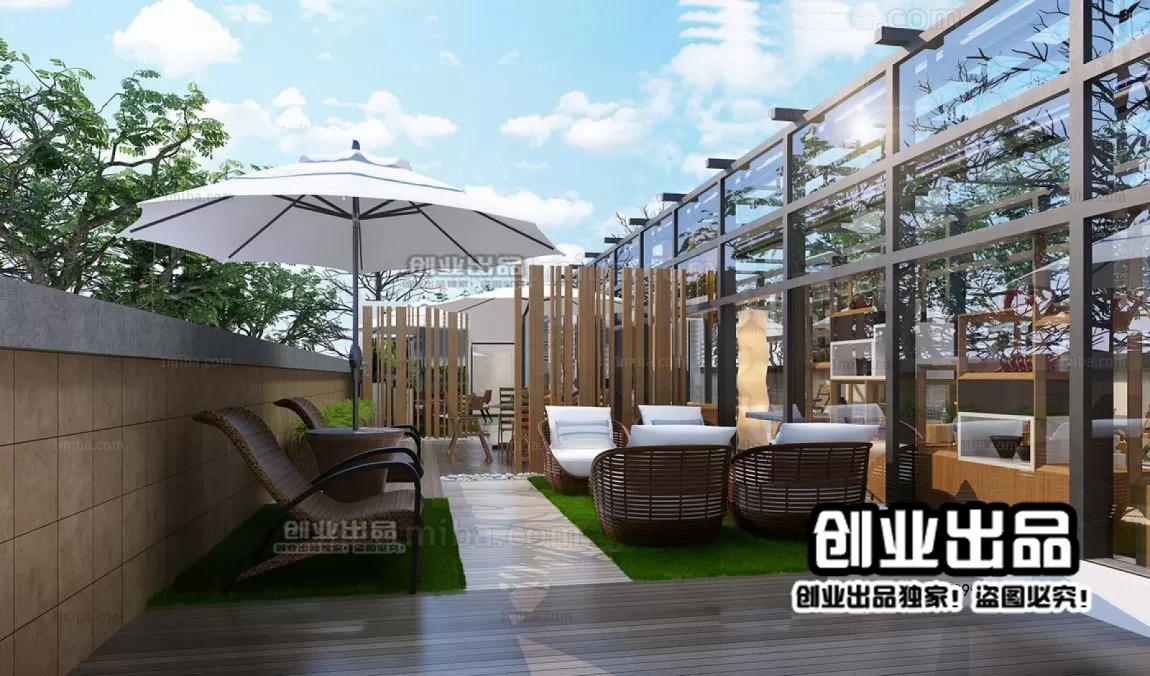 GARDERN HOME – 3D SCENES – 0165