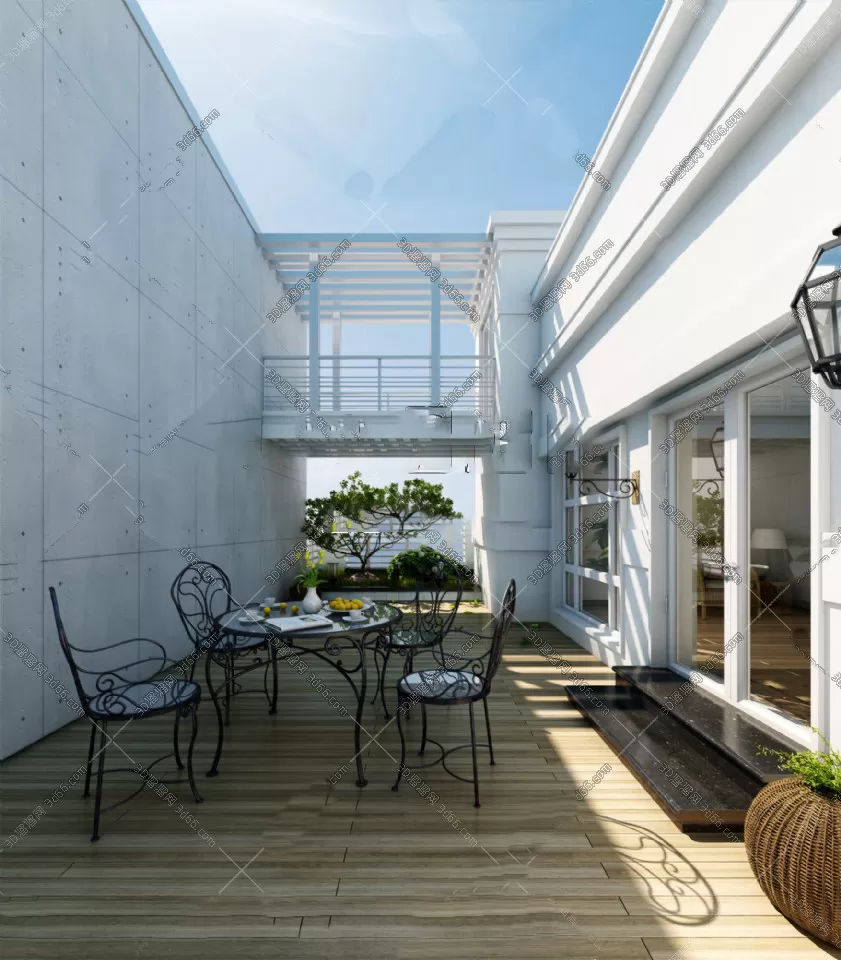 GARDERN HOME – 3D SCENES – 0168