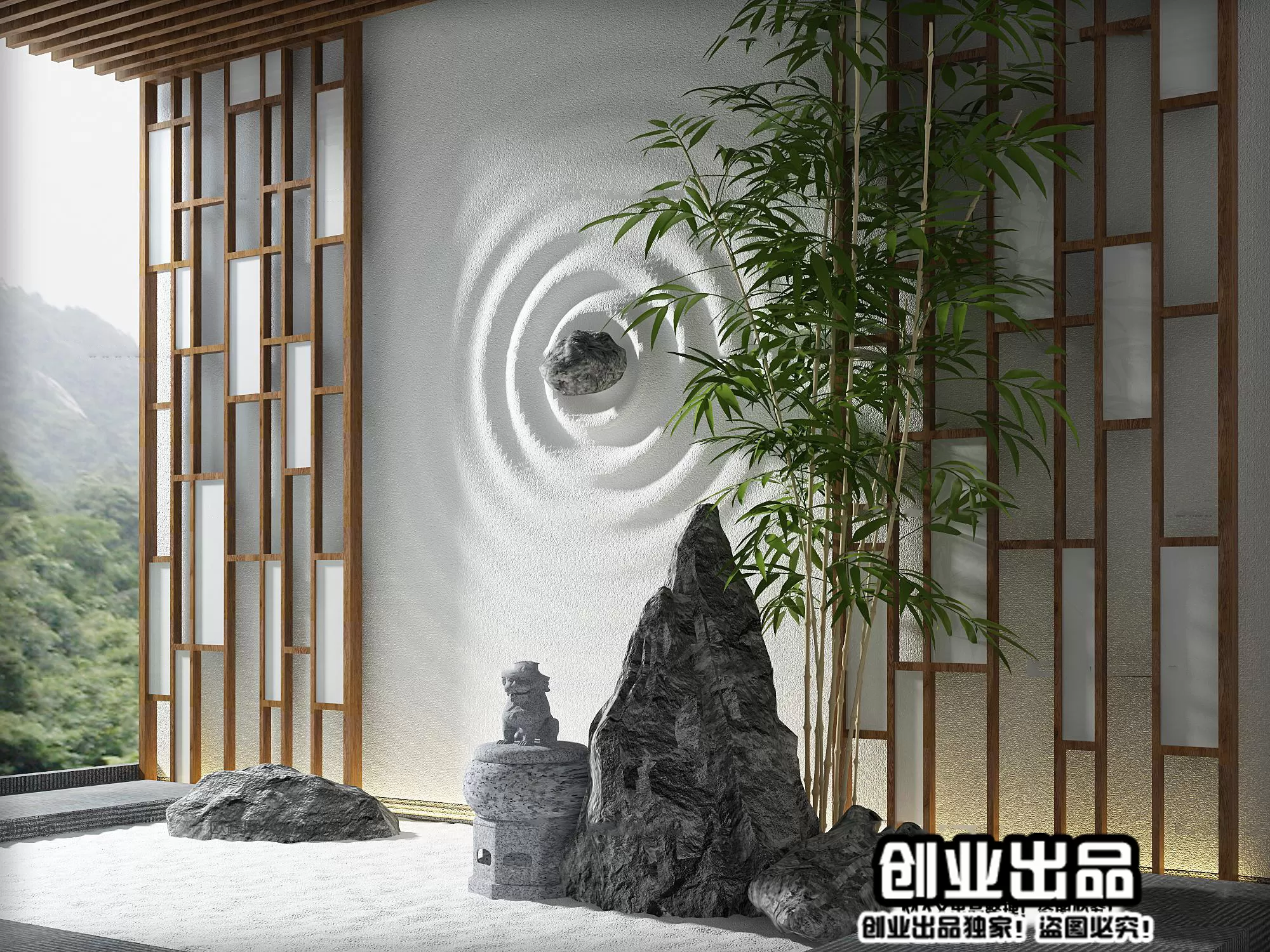 GARDERN HOME – 3D SCENES – 0173