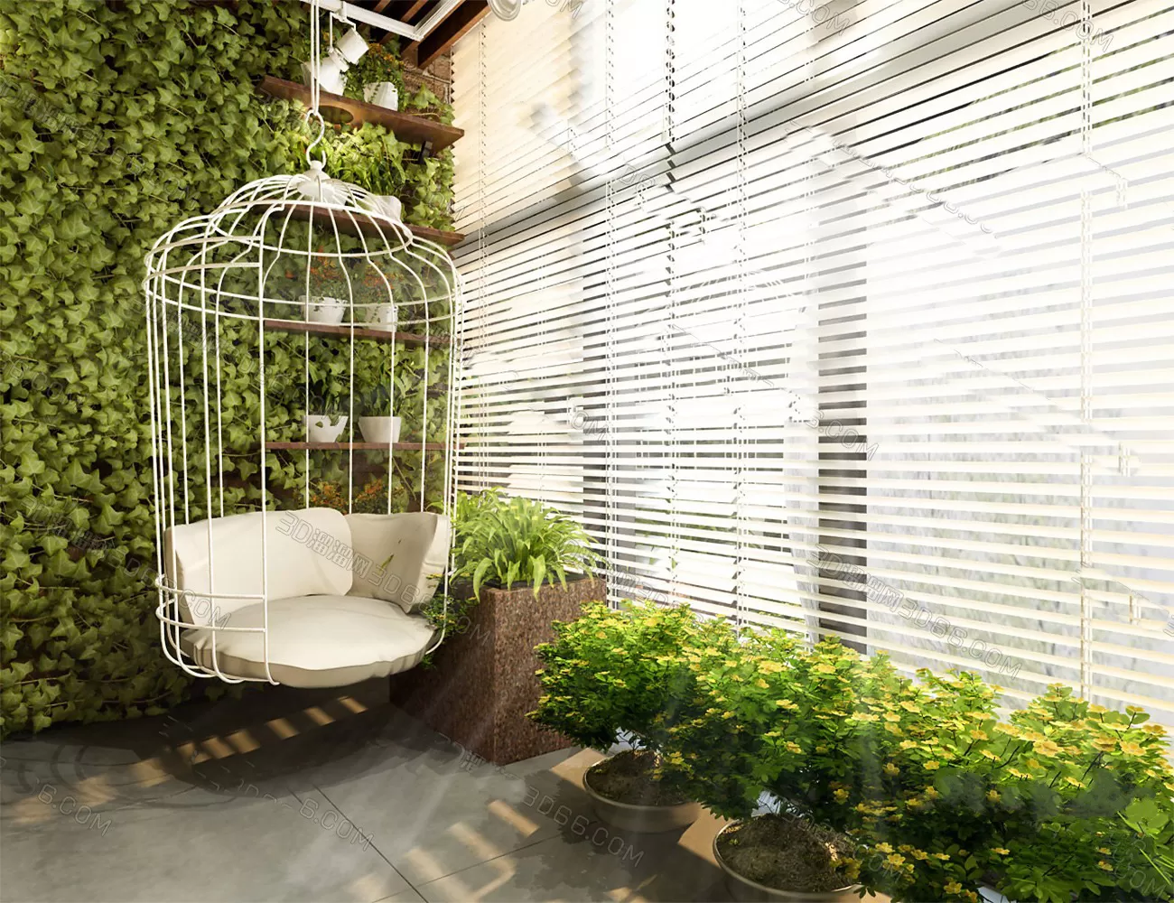 GARDERN HOME – 3D SCENES – 0174