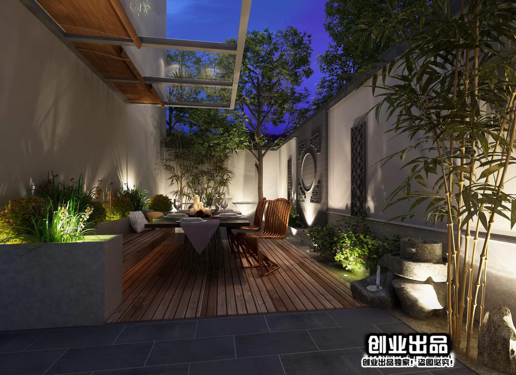 GARDERN HOME – 3D SCENES – 0175