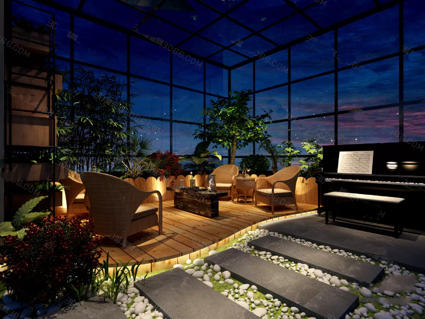 GARDERN HOME – 3D SCENES – 0179