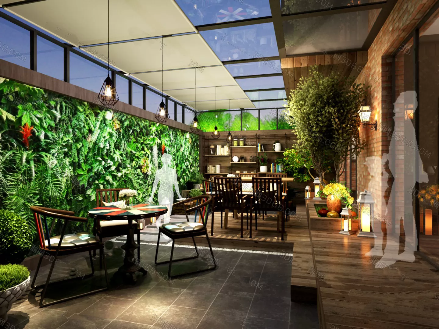 GARDERN HOME – 3D SCENES – 0180