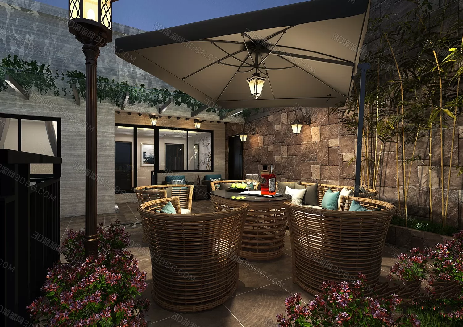 GARDERN HOME – 3D SCENES – 0188