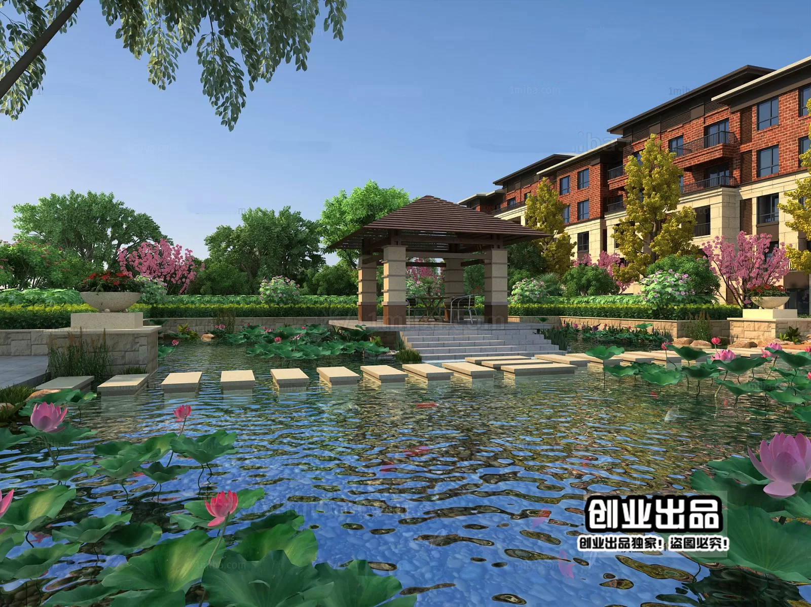 GARDERN HOME – 3D SCENES – 0193