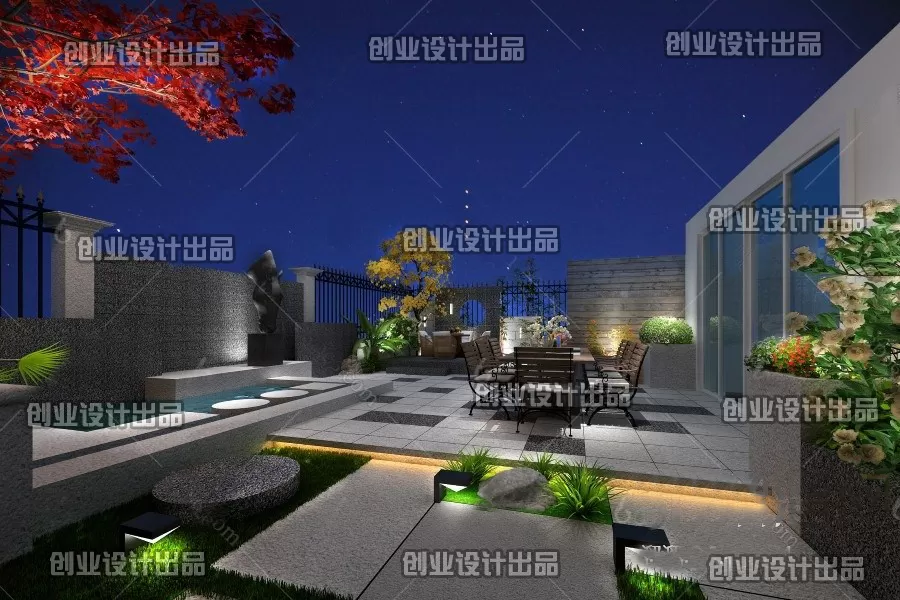 GARDERN HOME – 3D SCENES – 0196