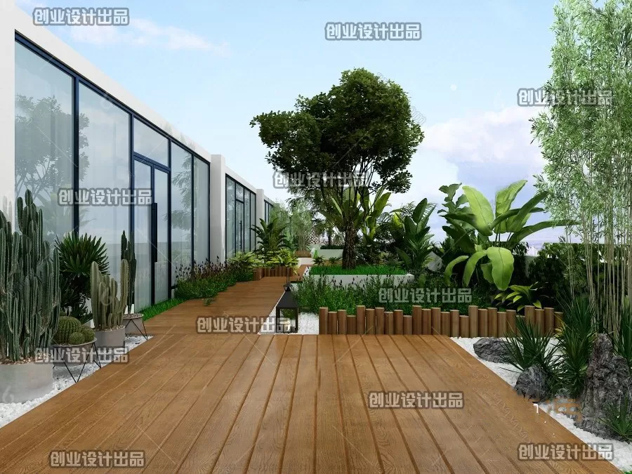 GARDERN HOME – 3D SCENES – 0198