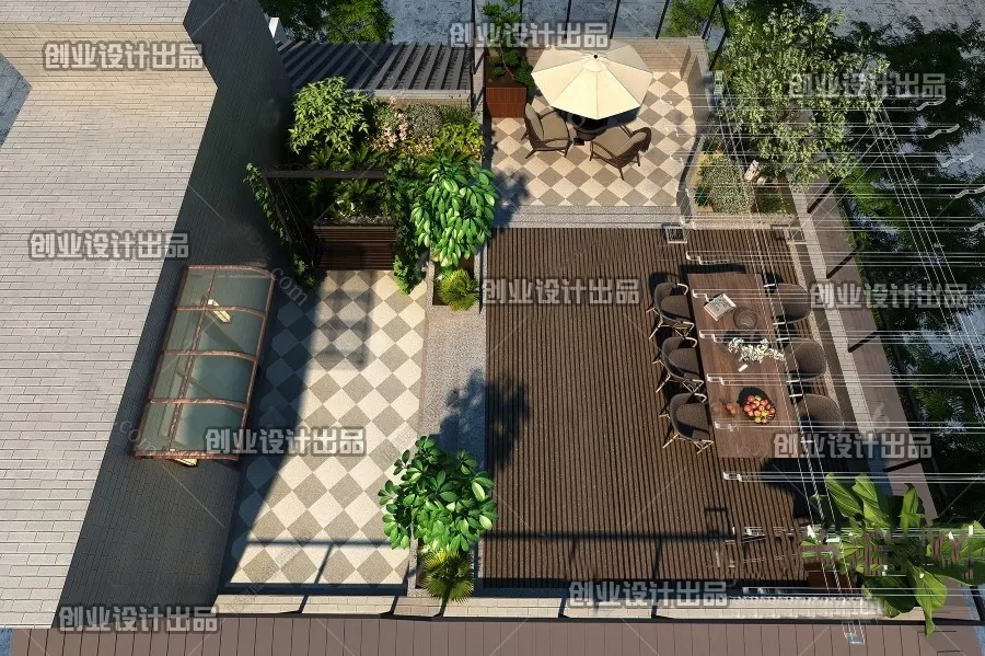 GARDERN HOME – 3D SCENES – 0199