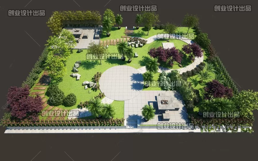 GARDERN HOME – 3D SCENES – 0201