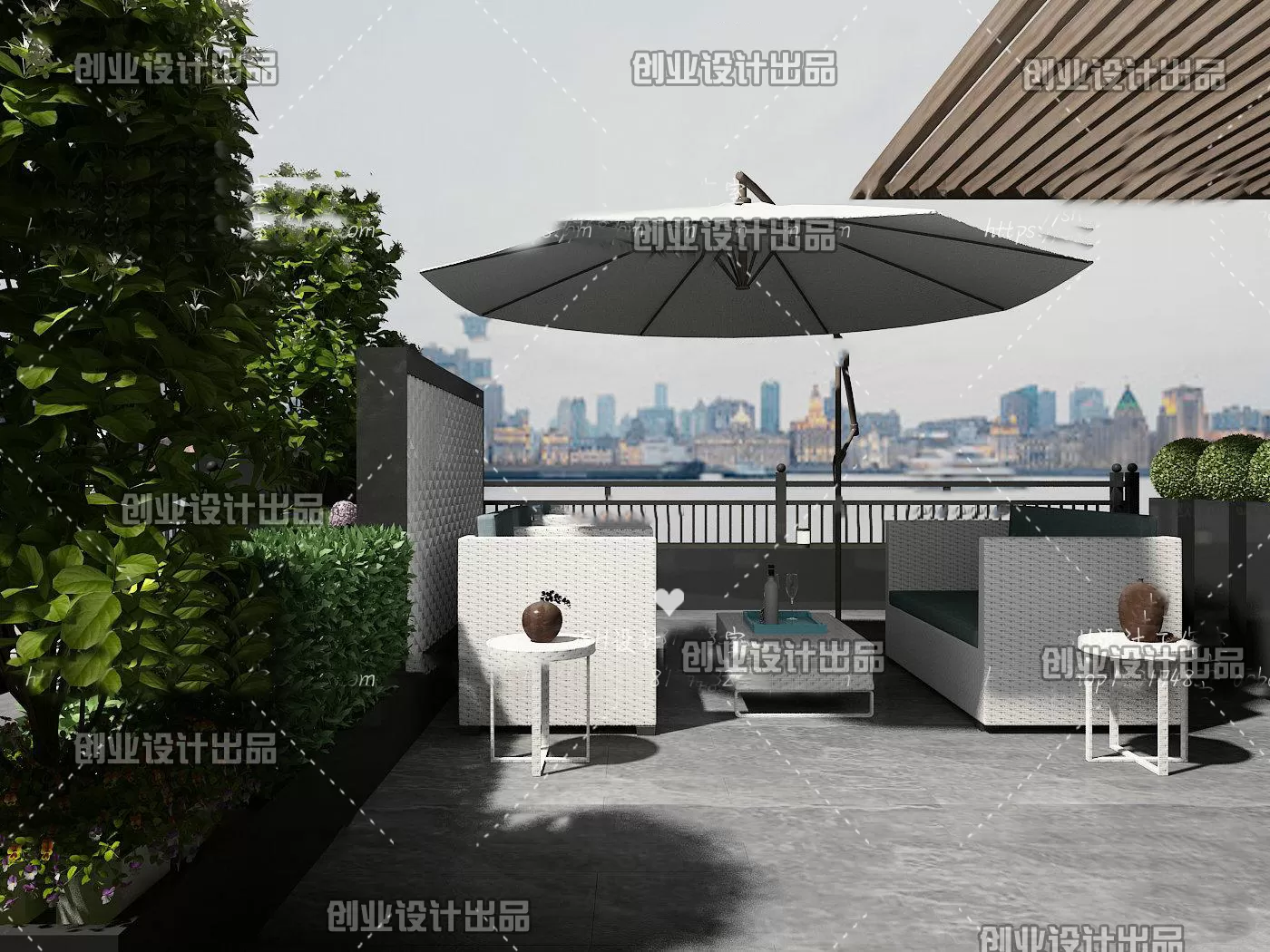 GARDERN HOME – 3D SCENES – 0206