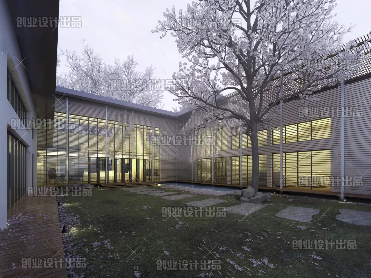 GARDERN HOME – 3D SCENES – 0219