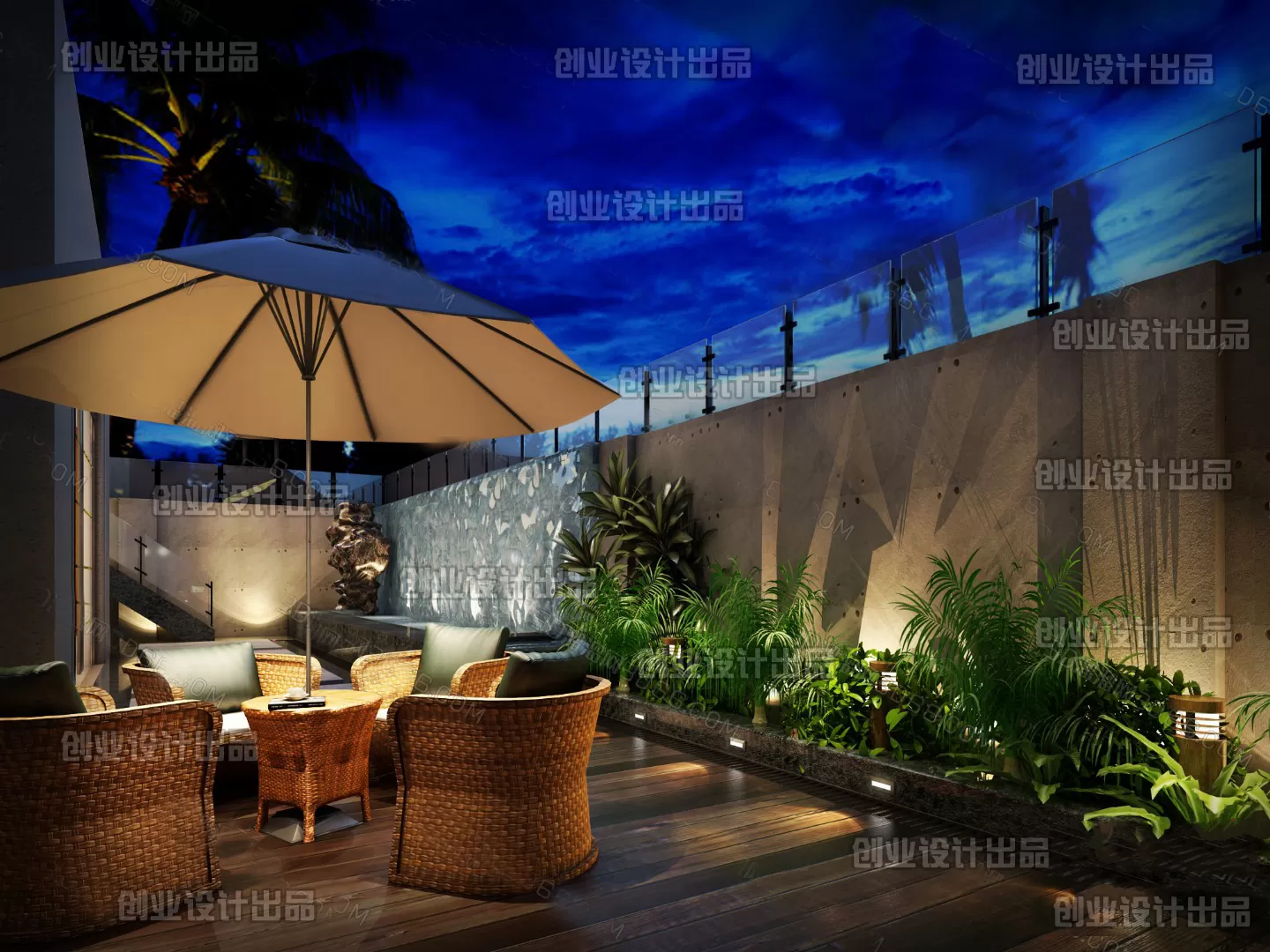 GARDERN HOME – 3D SCENES – 0229