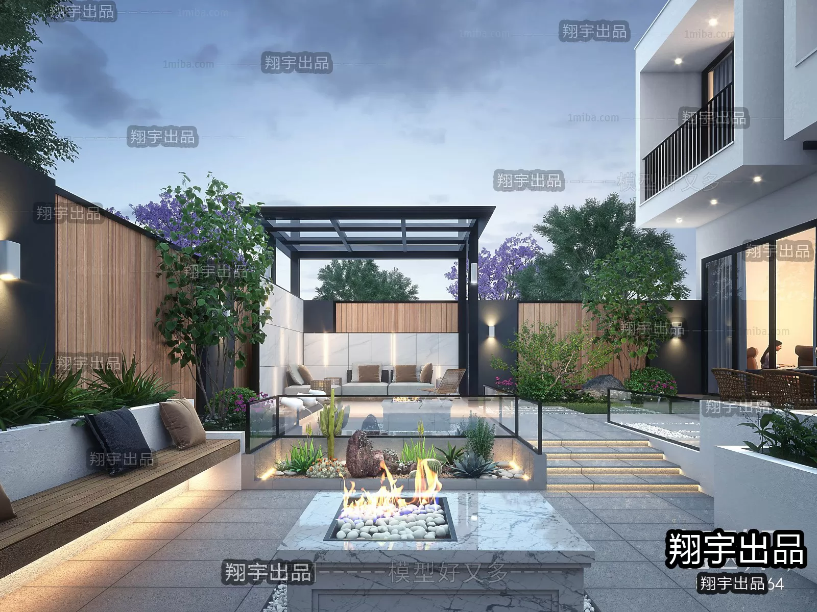 GARDERN HOME – 3D SCENES – 0233