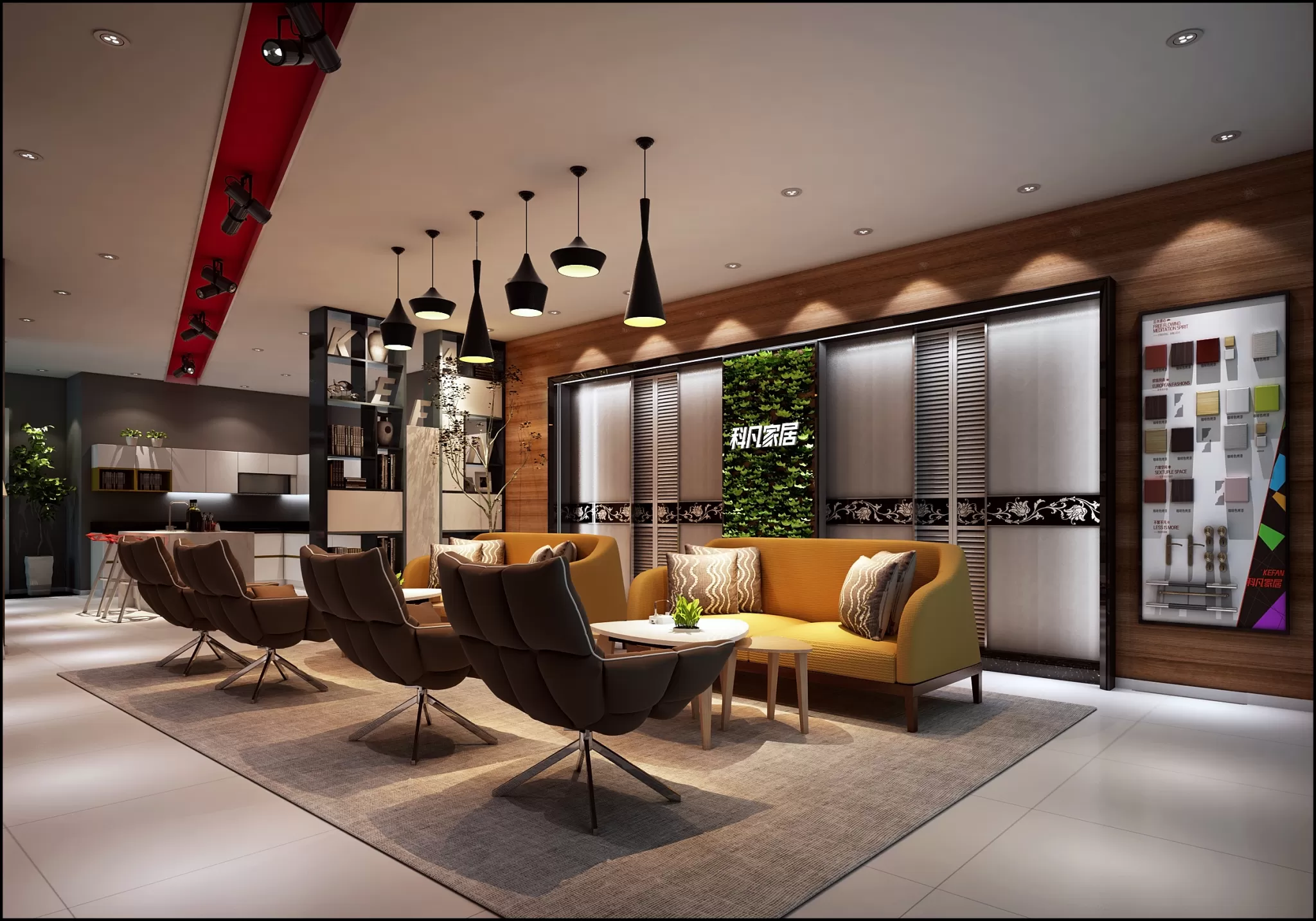 3D OFFICE INTERIOR (VRAY) – WORKSPACE 3D SCENES – 062