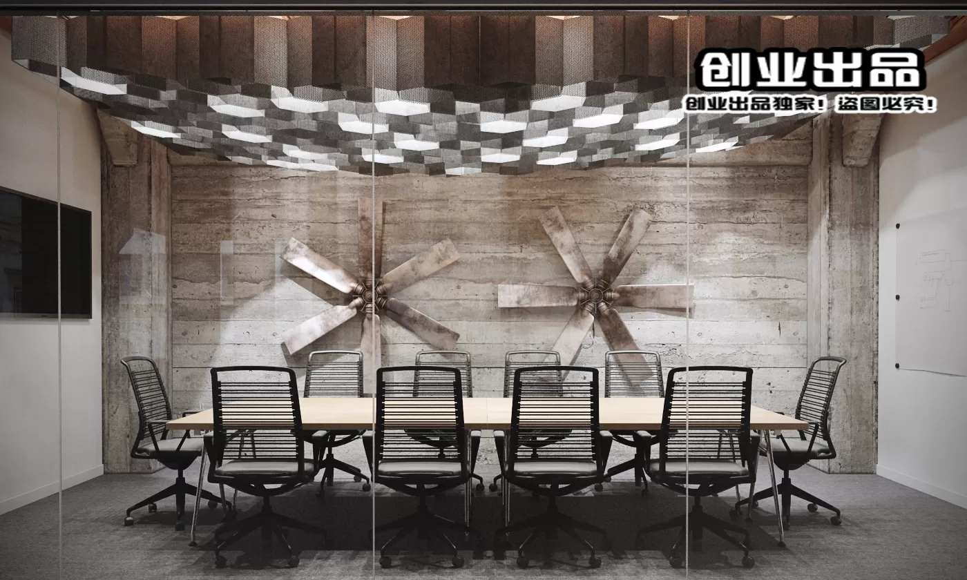 3D OFFICE INTERIOR (VRAY) – MEETING ROOM 3D SCENES – 126