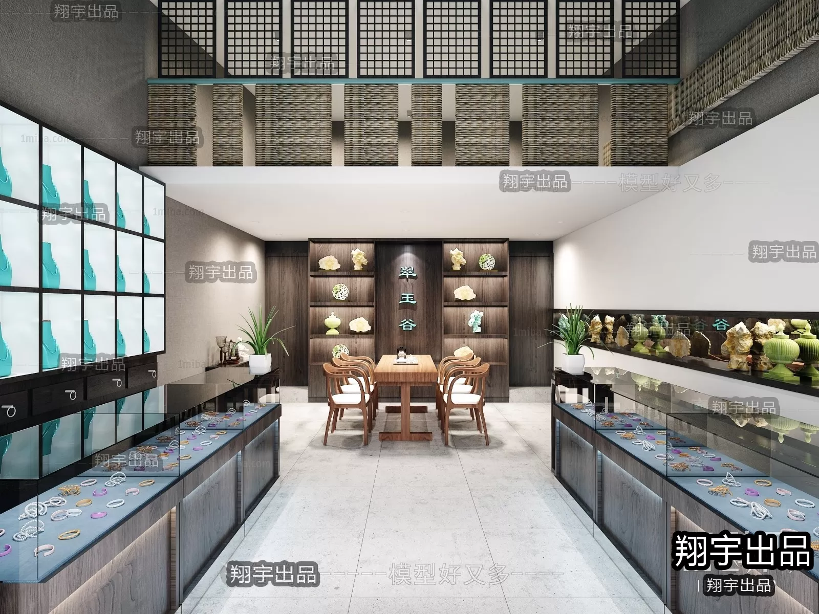 3D RETAILS INTERIOR (VRAY) – JEWELRY 3D SCENES – 004