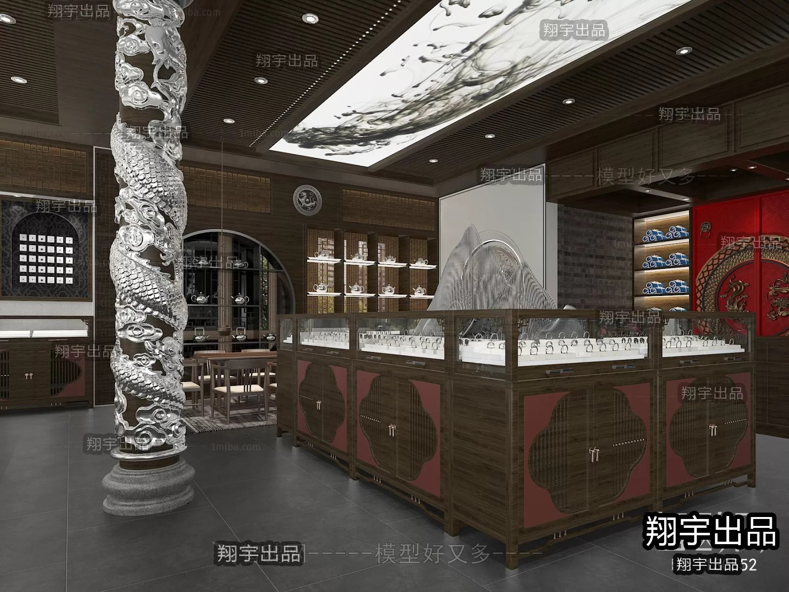 3D RETAILS INTERIOR (VRAY) – JEWELRY 3D SCENES – 006