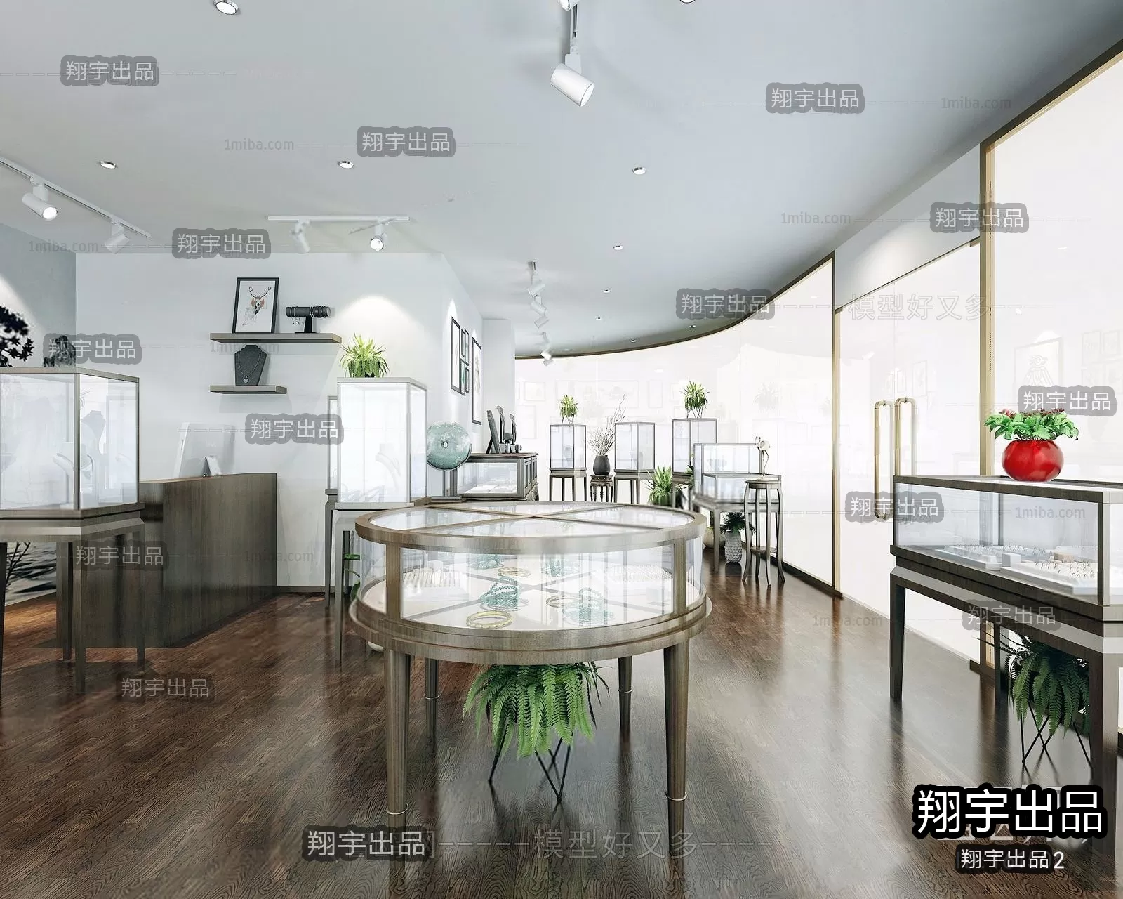 3D RETAILS INTERIOR (VRAY) – JEWELRY 3D SCENES – 007