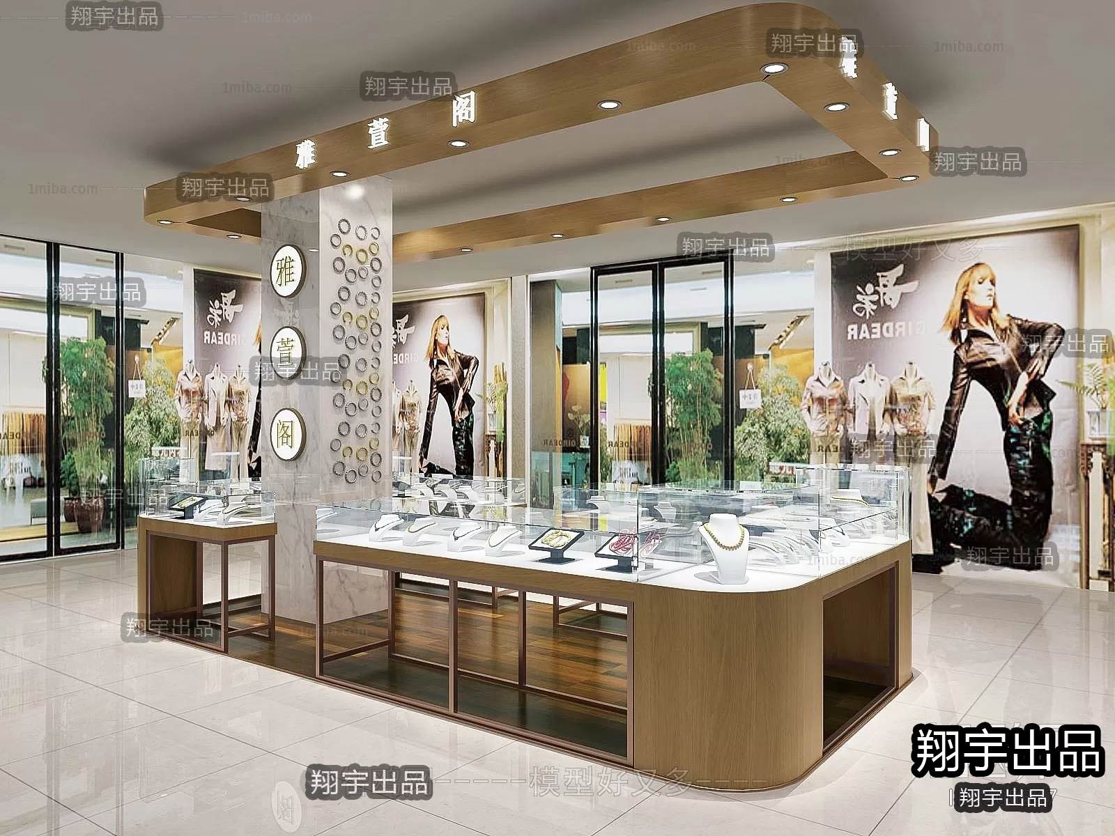 3D RETAILS INTERIOR (VRAY) – JEWELRY 3D SCENES – 012