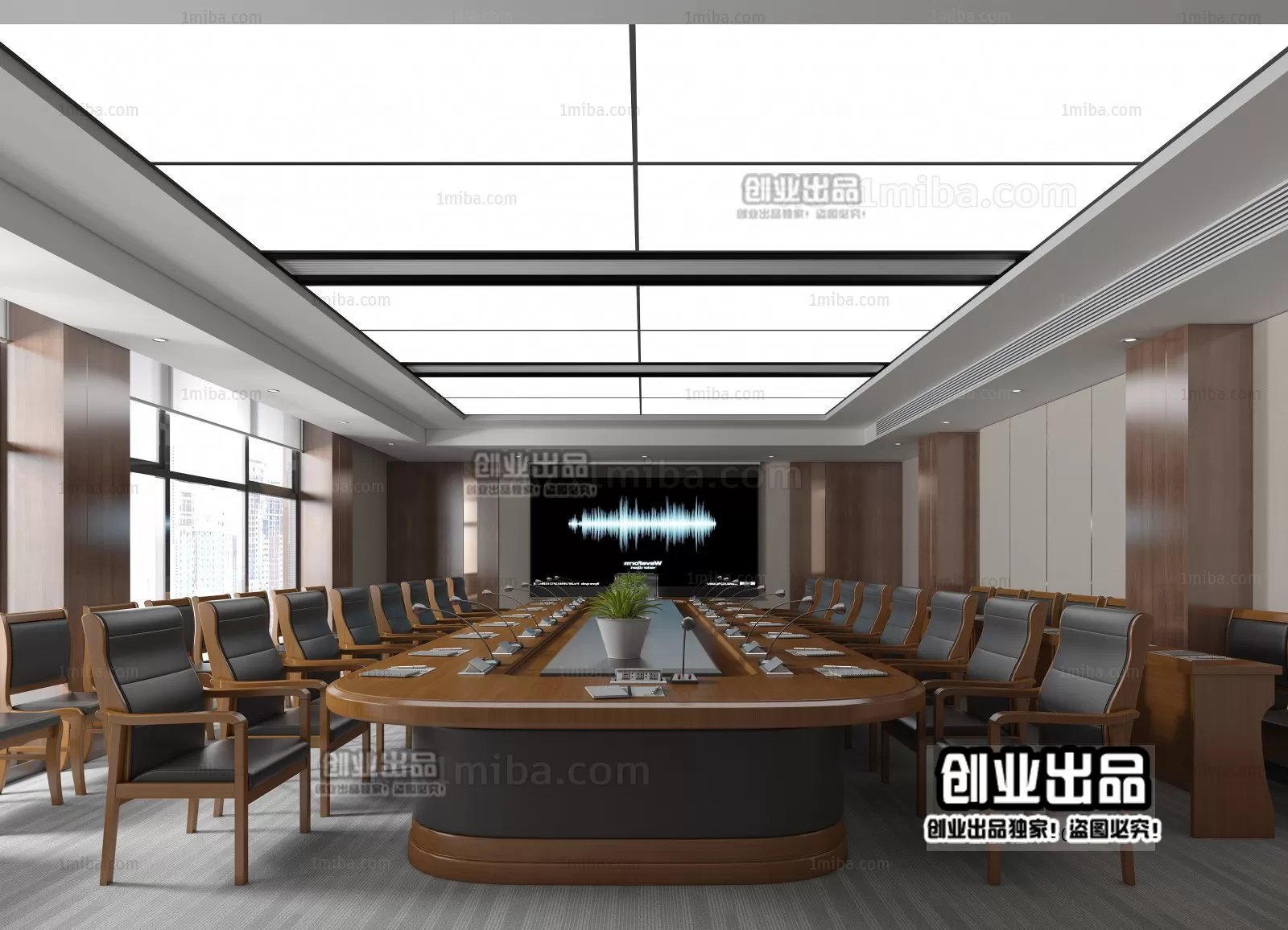 3D SCHOOL INTERIOR (VRAY) – LECTURE HALL 3D SCENES – 017