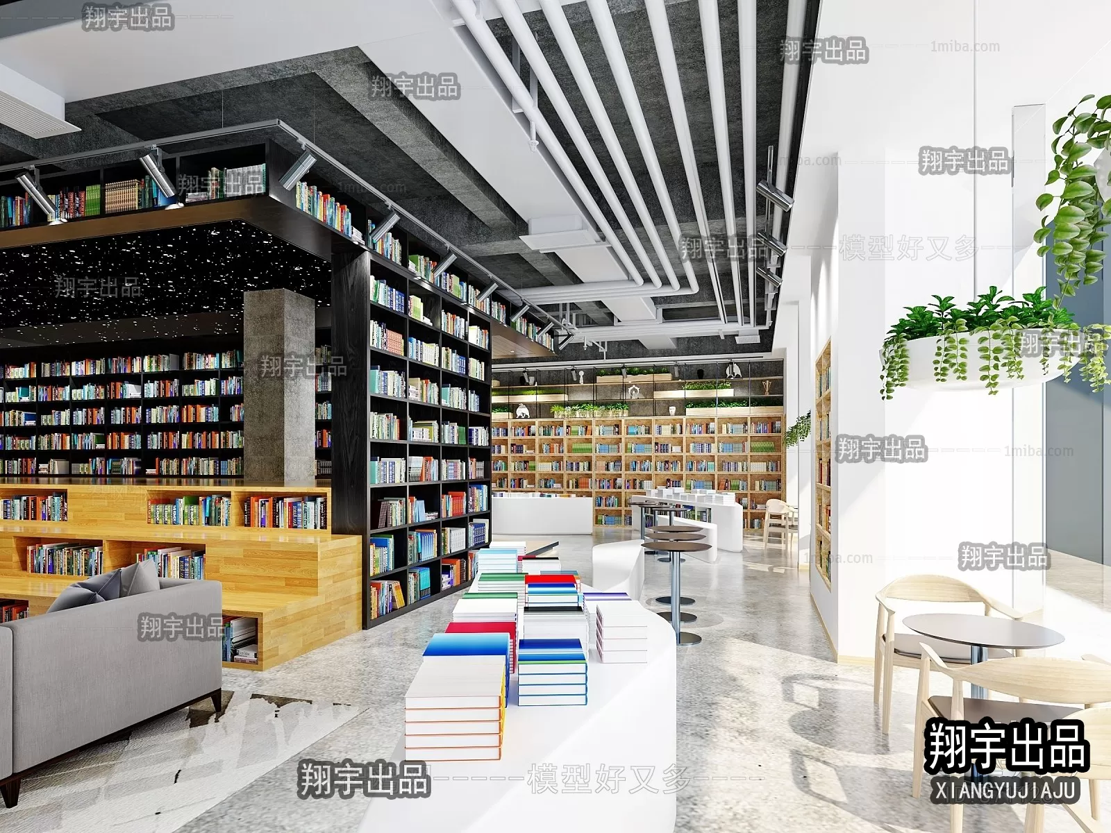 3D SCHOOL INTERIOR (VRAY) – LIBRARY 3D SCENES – 022