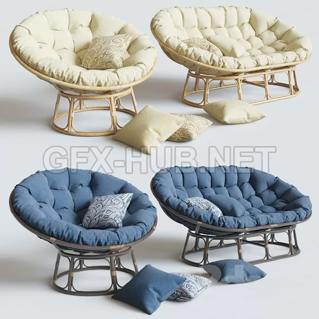 Armchair Papasan Sofa Mamasan – 206223