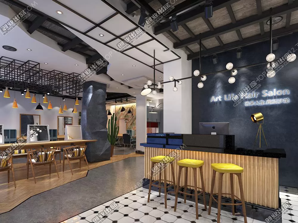 HAIR SALON – 3D SCENES – VRAY RENDER – 036